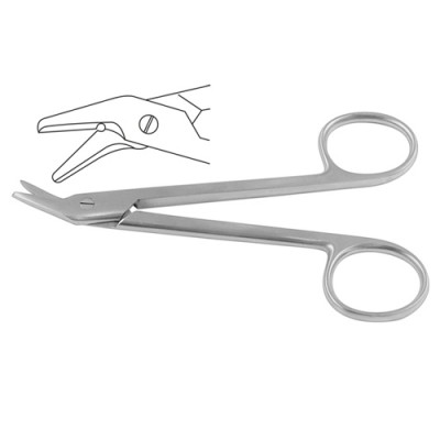 Universal Wire Cutting Scissor Angled